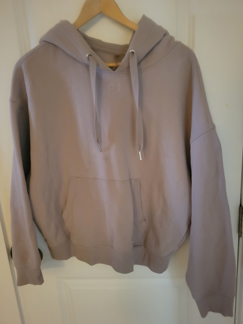 Calvin Klein Lavender-Taupe Pullover Hoodie